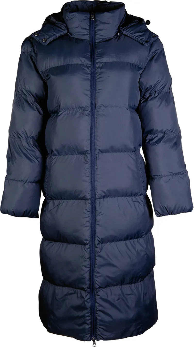 HKM Preston Long Coat Womens in Dark Blue